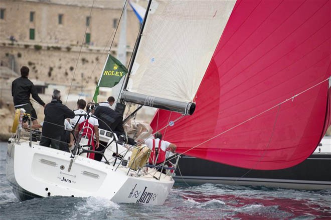 Jaru, Mlt at the start - Rolex Middle Sea Race 2011 ©  Rolex/ Kurt Arrigo http://www.regattanews.com